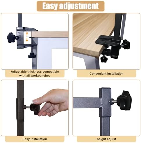Dog Grooming Arm, Adjustable Height & Width Pet Grooming Restraint Stand - Image 6