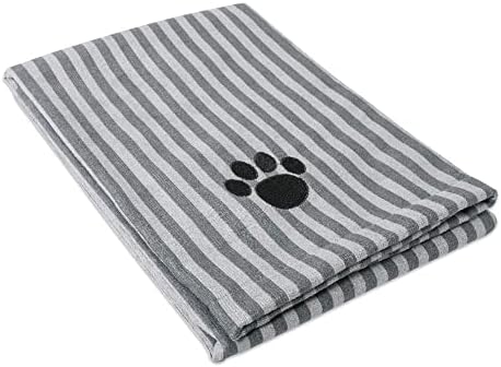 Bone Dry Pet Grooming Towel Collection Absorbent Microfiber X-Large, Striped by BoneDry