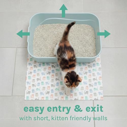 Kitty City Kitten Low Sides Litter Box & Mat Starter Set - Image 6