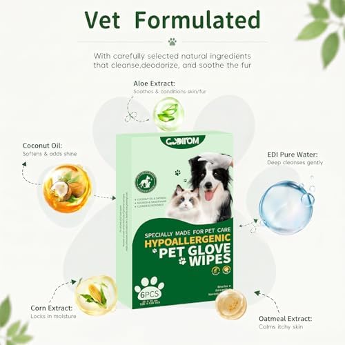 Pet Cleaning Glove Wipes for Dogs & Cats - Image 5