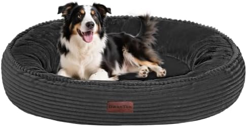 Dwanton Orthopedic Medium Dount Dog Bed, Egg-Crate Foam Round Dog Sofa by DWANTON
