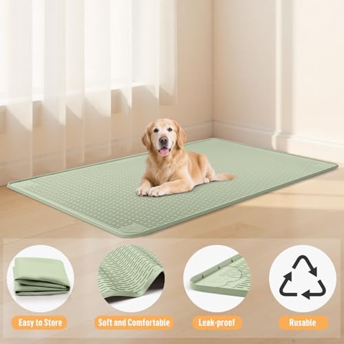 Silicone Dog Bed Mat 40"x 40" Crate Mat - Image 2