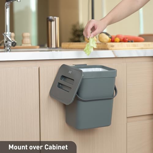 EKO Puro Mini Wall-Mounted Kitchen Trash Can - Image 3