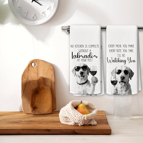 Dog Kitchen Towels Decor Set of 2 - Image 2
