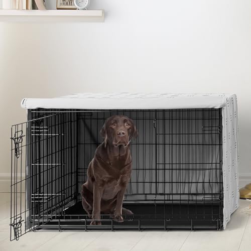 Sweet Jojo Designs 42in. Medium/Large Dog Crate Cover Pet Cage, Kennel Covers - Image 2