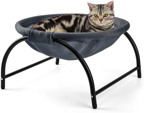LIFLIX Raised Cat Hammock Bed, Standing Cat Cot by LIFLIX
