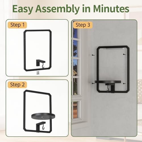 LASZOLA Plant Picture Frame Holder Shelf Wall - Image 6