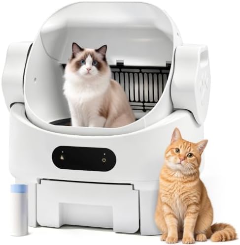Automatic Self Cleaning Open Top Multiple Cat Litter Box by OneBug