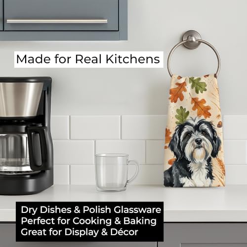Caroline's Treasures Tibetan Terrier Dogs Kitchen Towel 15x25 in - Image 3