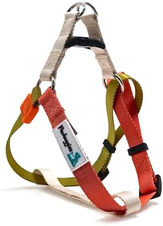 Tri-Color Dog Harness, Adjustable, No Pull, Easy Walk by Pawhuggies