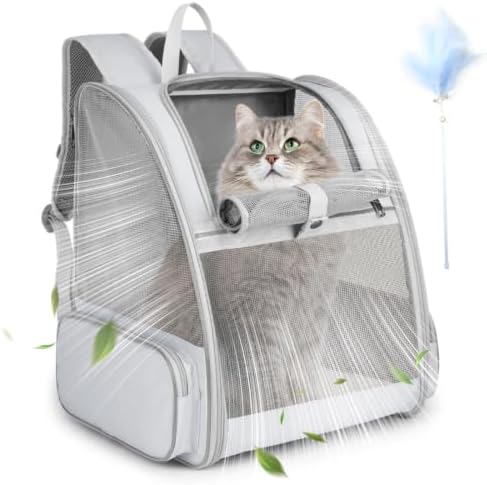 Cat Backpack Carrier, Small Dog Carrier Backpack by SSAWcasa