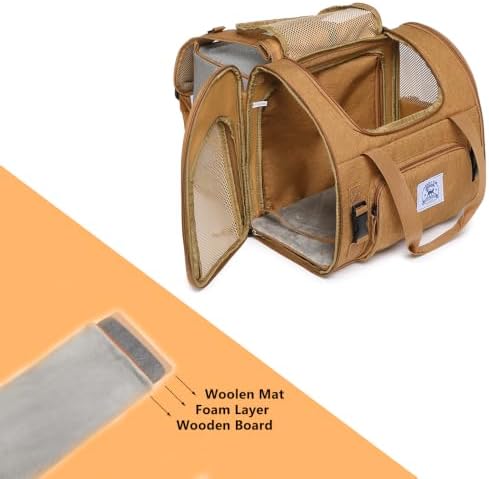 Pet Backpack Carrier for Small Dogs Medium Cats, Breathable and Collapsible - Image 5