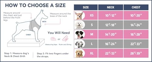 PHOEPET No Pull Dog Harness Medium Reflective Front Clip Vest - Image 7