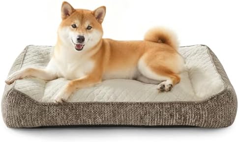 JOEJOY Orthopedic Dog Bed Medium Sized Dogs, Extra Thick Supportive Big Dog by JOEJOY
