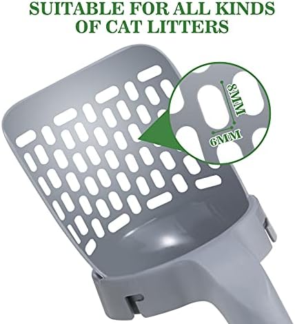 PETIZER Cat Litter Scoop with Attached Waste Caddy, 2-in-1 Detachable Sifter - Image 5