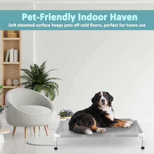 Elevated Dog Bed with Teslin Cooling Fabric - Image 4
