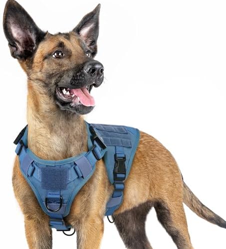 rabbitgoo Tactical Dog Harness for Small, Heavy Duty Military No Pull Vest by rabbitgoo