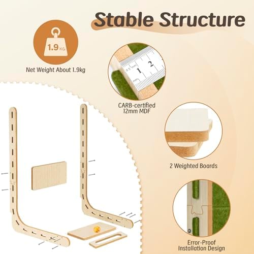 Felt Cat Scratcher for Indoor Cats, 26.8 Inch - Image 4