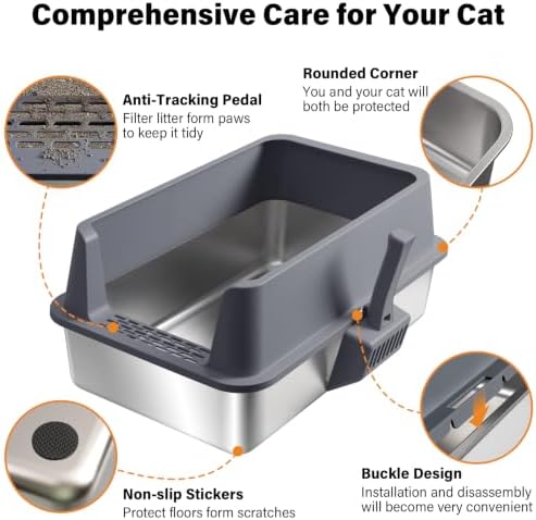 Stainless Steel Litter Box - Image 3