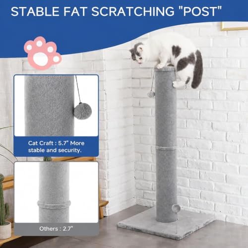 Cat Craft 41" Tall Cat Scratching Post - Image 4