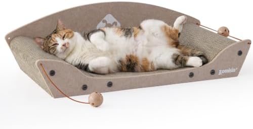 ZOMISIA 26'' Cardboard Cat Scratcher Bed by Zomisia