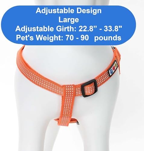 Pawtitas Reflective Step-in Dog Harness – Adjustable No-Pull Vest - Image 3