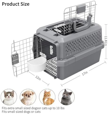RIZZARI Airline-Approved Pet Carrier: Hard-Sided Crate - Image 4