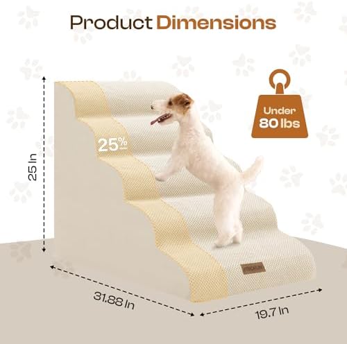Miorun Extra Wide Dog Stairs for Large Dogs - Image 6