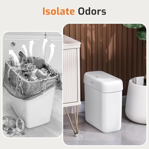 2 Pack Small Bathroom Trash Can - Image 5