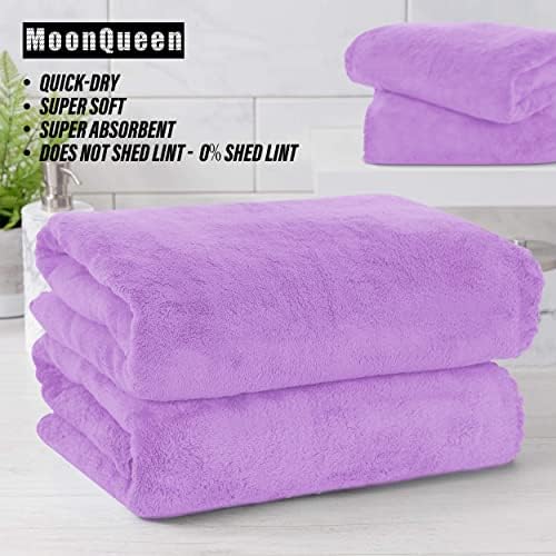 MOONQUEEN 2 Pack Premium Bath Towel Set - Image 5