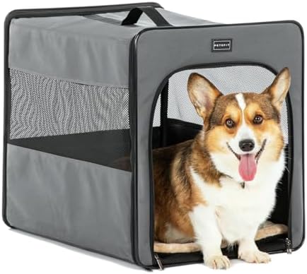 PETSFIT Portable Dog Crate, Travel Dog Crate by Petsfit
