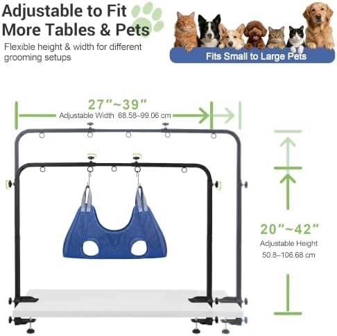 Dog Grooming Table Arm, H-Frame - Image 3