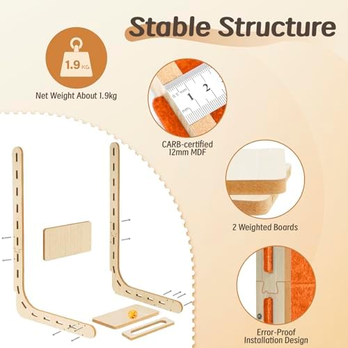 Felt Cat Scratcher for Indoor Cats, 26.8 Inch - Image 4
