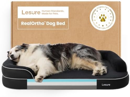 LE SURE RealOrtho™ XL Pro 3-Layer Orthopedic Extra Large Dog Bed by Lesure