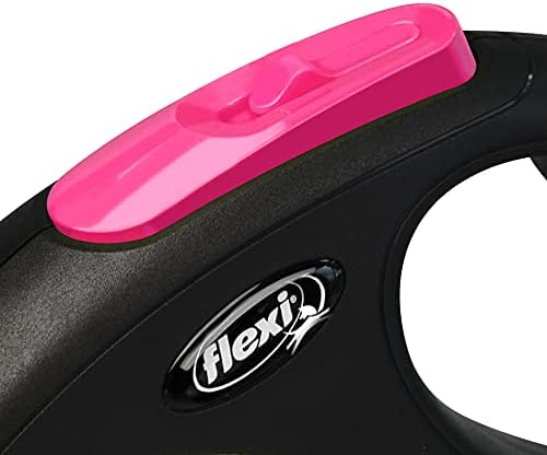 Flexi New Neon Tape Pink Medium 5m Retractable Dog Leash/Lead - Image 5
