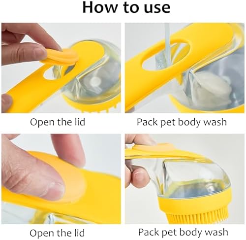 ELEGX Pet Grooming Bath Massage Brush - Image 4