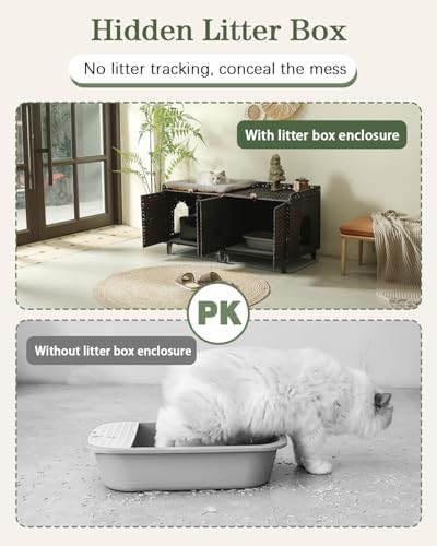 SETVSON Cat Litter Box Enclosure - Image 4