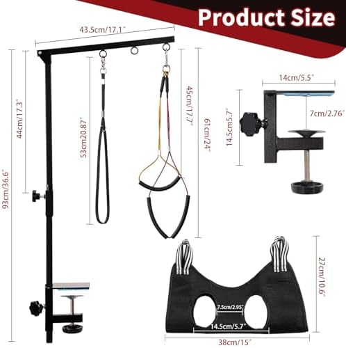 Dog Grooming Table Arm with Hammock - Image 5