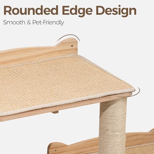 Cat Wall Shelves, 3-Tier Cat Shelves - Image 6