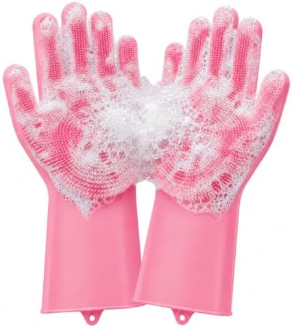 Silicone Dishwashing Gloves by Forliver