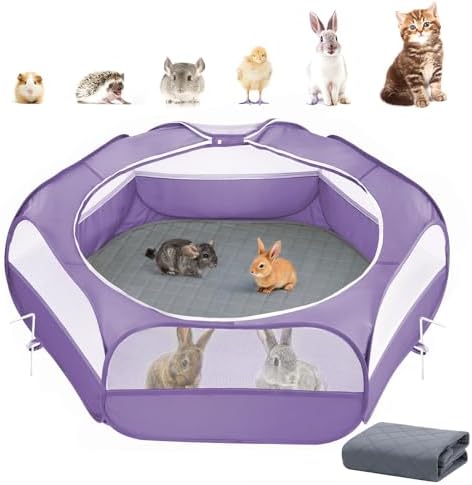 Pawaboo 2-in-1 Small Animals Playpen by Pawaboo