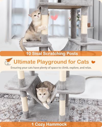 Cat Tree, 81-Inch Tall Cat Tower - Image 4