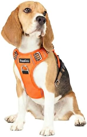 Funfox Dog Harness No Pull, Adjustable Pet Vest Harness, Super Soft Material by MyFUNFOX