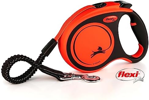 Flexi Xtreme Tape Orange & Black Large 5m Retractable Dog Leash/Lead by Flexi