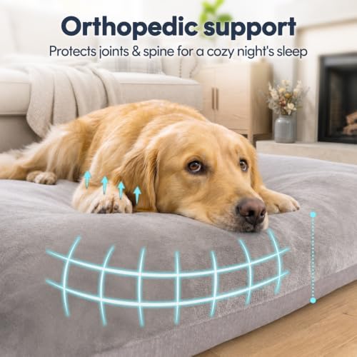 Magic Dog Orthopedic Large Dog Bed 39 Inch, Super Soft Medium Large Pet Bed - Image 2