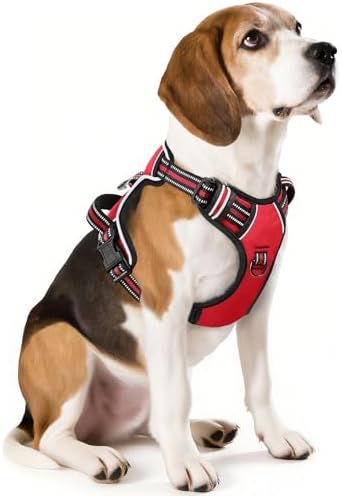 HEELE Dog Harness, Reflective Front Clip Vest by HEELE