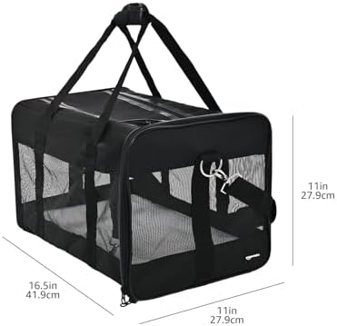 Amazon Basics Airline Approved Soft-Sided Mesh Pet Travel Carrier - Image 2