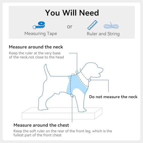 Joytale Step-in Dog Harness, Soft Breathable Mesh, Sky Blue S - Image 6