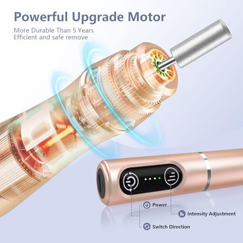 TUOBEO Cordless Nail Drill Electric Nail File Kit, Rechargeable Efile Set - Image 5