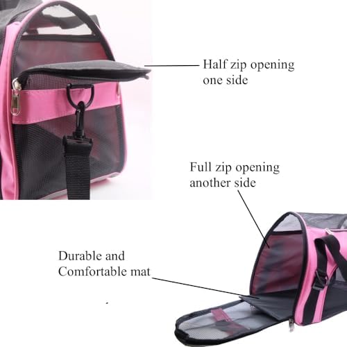 ZaneSun Cat Carrier, Soft-Sided Pet Travel Carrier - Image 5